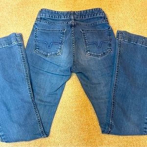 Kimes women’s trouser jeans size 00/32 dark wash